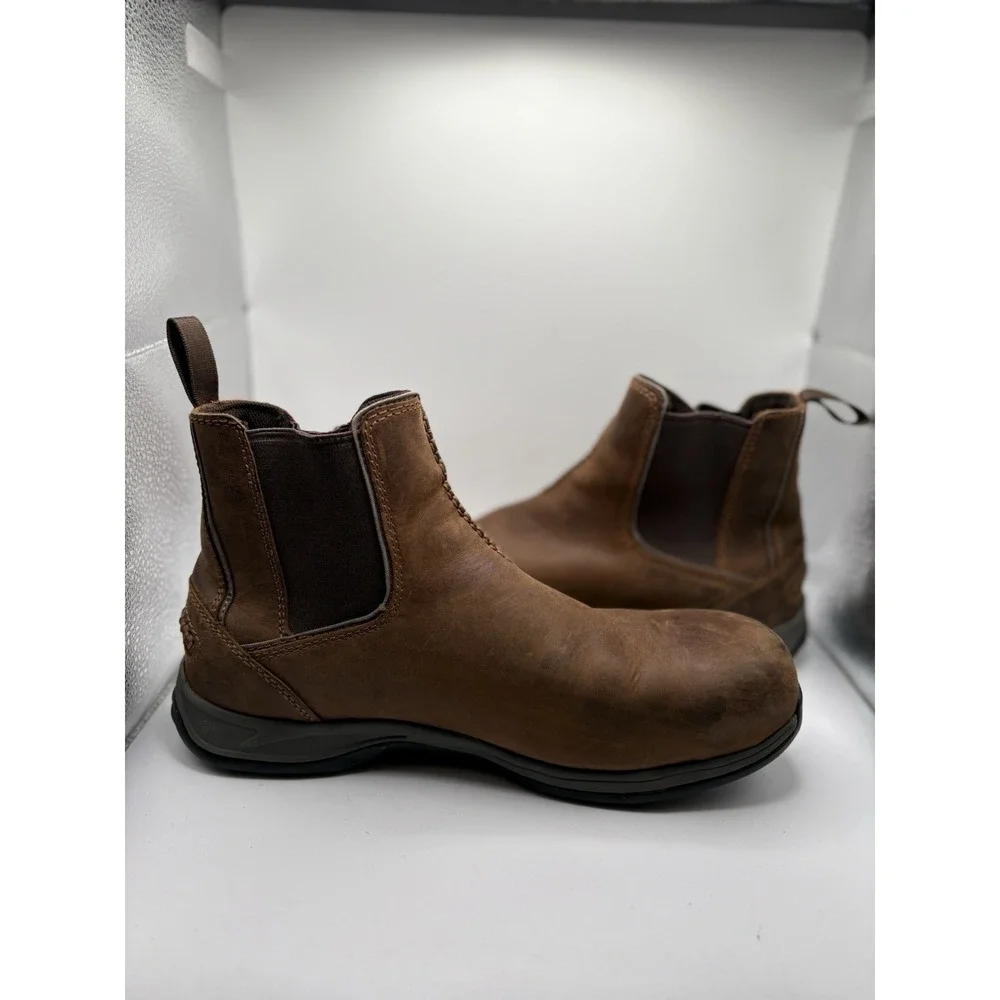 Red‎ Wings Mens Chelsea Brown Leather Boots Size 9.5D 6711 NWOB